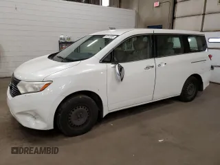 2013 Nissan Quest LE with VIN JN8AE2KP3D9071176, listed as a Copart auction lot 52512385 with 0 mi miles and Clean Title. Bid and sale history available at carsss.com. Image 1.