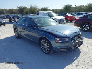2015 Audi A4 Premium Plus with VIN WAUFFAFL8FN009134, listed as a IAAI auction lot 41744577 with 150,878 mi miles. Bid and sale history available at carsss.com. Image 1.