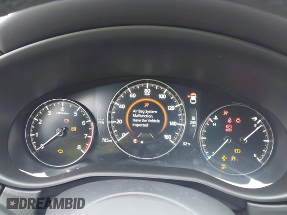 2025 Mazda CX-30 S Preferred with VIN 3MVDMBCMXSM752383, listed as a IAAI auction lot 41555027 with 785 mi miles and . Bid and sale history available at DreamBid. Image 7.