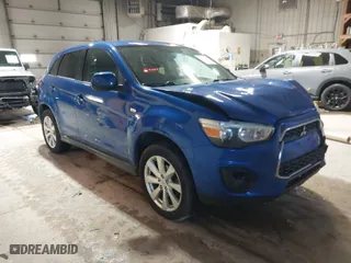 2015 Mitsubishi Outlander Sport ES with VIN 4A4AR3AU0FE021948, listed as a IAAI auction lot 41719207 with 157,806 mi miles. Bid and sale history available at carsss.com. Image 1.