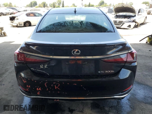 2023 Lexus ES 300h with VIN 58ADA1C18PU034705, listed as a Copart auction lot 56221745 with 43,267 mi miles and Salvage title. Bid and sale history available at DreamBid. Image 6.