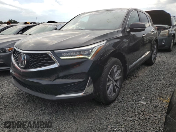 2019 Acura RDX w/Technology Pkg with VIN 5J8TC1H50KL014185, listed as a Copart auction lot 73846634 with 16,779 mi miles and Salvage Title. Bid and sale history available at carsss.com. Image 1.