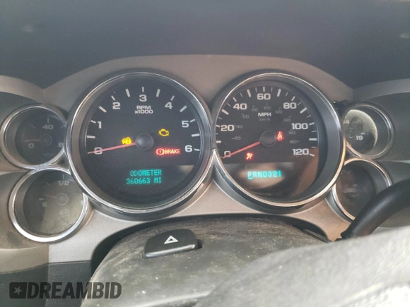 2007 Chevrolet Silverado 1500 Work Truck with VIN 2GCEC19C271570175, listed as a Copart auction lot 86196564 with 360,663 mi miles and Salvage Title. Bid and sale history available at DreamBid. Image 9.