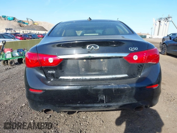 2014 Infiniti Q50 Sport with VIN JN1BV7AR4EM695845, listed as a IAAI auction lot 42147456 with 152,473 mi miles and . Bid and sale history available at DreamBid. Image 16.