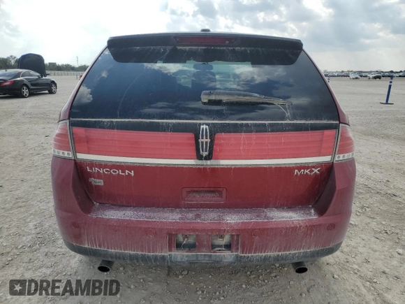 2009 Lincoln MKX with VIN 2LMDU68C69BJ07282, listed as a Copart auction lot 79162874 with 154,311 mi miles and Salvage Title. Bid and sale history available at DreamBid. Image 6.