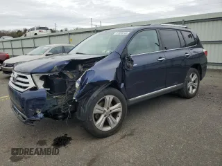2012 Toyota Highlander Limited with VIN 5TDDK3EH4CS161514, listed as a Copart auction lot 51595545 with 162,068 mi miles and Salvage Title. Bid and sale history available at carsss.com. Image 1.