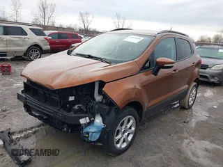 2020 Ford EcoSport SE with VIN MAJ6S3GL2LC376892, listed as a IAAI auction lot 41655638 with 56,710 mi miles and . Bid and sale history available at DreamBid. Image 19.
