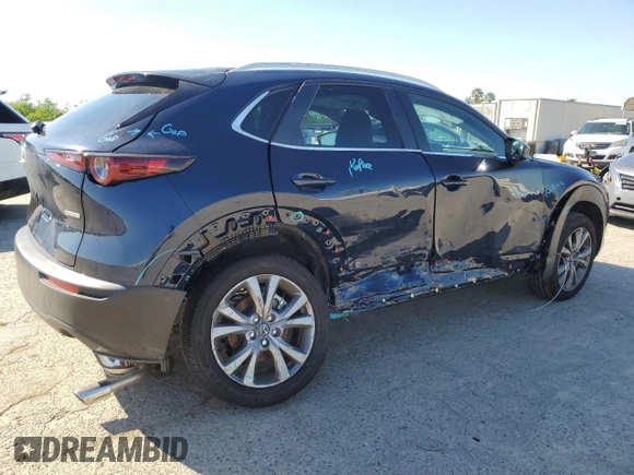 2025 Mazda CX-30 S Preferred with VIN 3MVDMBCM3SM762186, listed as a Copart auction lot 47037245 with 1,969 mi miles and Salvage Title. Bid and sale history available at DreamBid. Image 3.