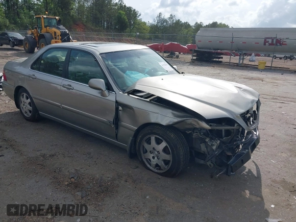 2002 Acura RL with VIN JH4KA96582C011728, listed as a IAAI auction lot 41938429 with 1 mi miles. Bid and sale history available at carsss.com. Image 1.