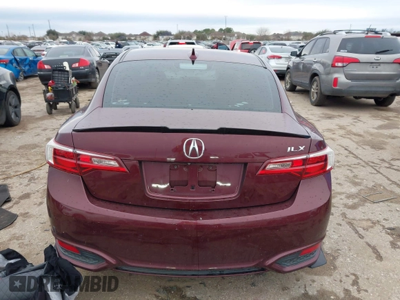 2016 Acura ILX w/Premium Pkg with VIN 19UDE2F71GA002624, listed as a IAAI auction lot 41597667 with 158,916 mi miles. Bid and sale history available at carsss.com. Image 17.