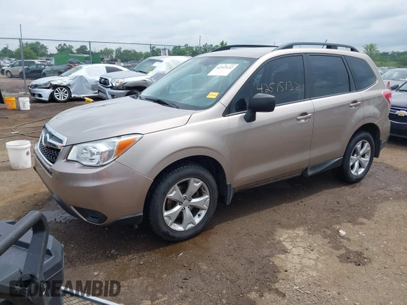 2015 Subaru Forester 2.5i z VIN JF2SJABC3FH437635, wystawiony jako IAAI lot #42515132 z przebiegiem 217 398 mil mil oraz . Historia ofert i sprzedaży dostępna na DreamBid. Obrazek 2.