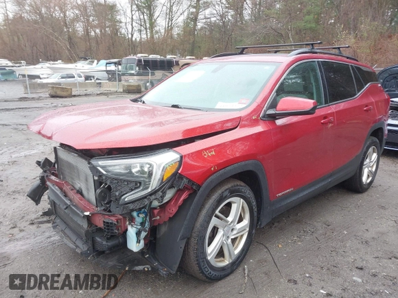2018 GMC Terrain SLE with VIN 3GKALTEX8JL391880, listed as a IAAI auction lot 41974373 with 202,748 mi miles. Bid and sale history available at carsss.com. Image 2.