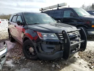 2016 Ford Utility Police Interceptor with VIN 1FM5K8AR5GGB44734, listed as a Copart auction lot 44593895 with 117,462 mi miles and Salvage Title. Bid and sale history available at carsss.com. Image 4.
