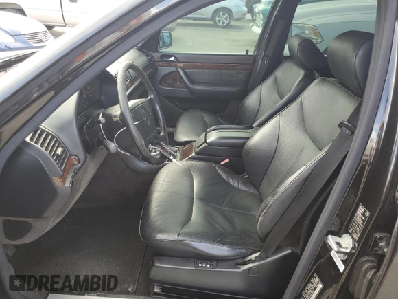 1998 Mercedes-Benz S-Class with VIN WDBGA51G6WA384615, listed as a Copart auction lot 77258814 with 0 mi miles and Salvage Title. Bid and sale history available at carsss.com. Image 7.