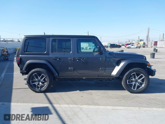 2024 Jeep Wrangler Sport S with VIN 1C4RJXN61RW192386, listed as a IAAI auction lot 42001810 with 7,426 mi miles and . Bid and sale history available at DreamBid. Image 13.
