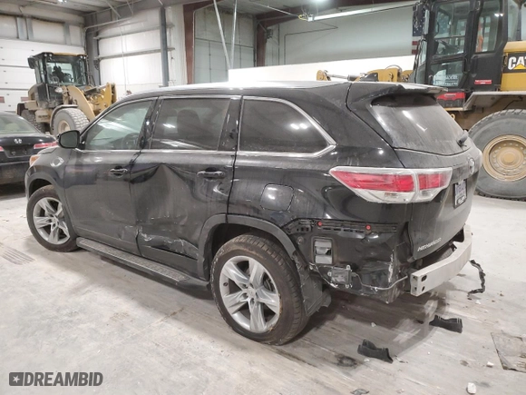 2014 Toyota Highlander Limited with VIN 5TDDKRFH8ES061047, listed as a Copart auction lot 42515065 with 73,036 mi miles and Salvage Title. Bid and sale history available at carsss.com. Image 2.