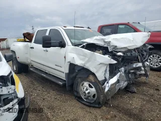 2015 Chevrolet Silverado 3500HD LTZ with VIN 1GC4K0C88FF155883, listed as a Copart auction lot 87857005 with Not Provided miles and Salvage Title. Bid and sale history available at DreamBid. Image 4.