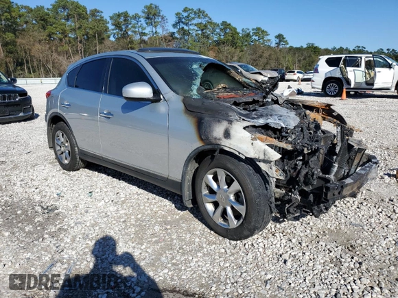 2008 Infiniti EX Journey with VIN JNKAJ09E78M302520, listed as a Copart auction lot 85667004 with Not Provided miles and Non Repairable. Bid and sale history available at DreamBid. Image 4.
