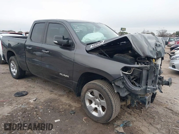 2020 Ram 1500 Big Horn with VIN 1C6RREBT0LN210792, listed as a IAAI auction lot 41540749 with 124,414 mi miles. Bid and sale history available at carsss.com. Image 1.