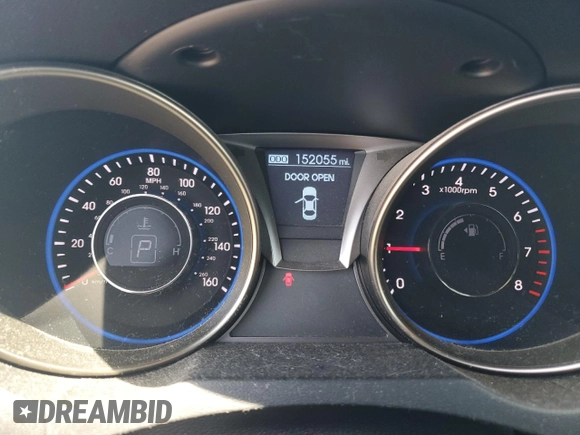 2013 Hyundai Genesis Coupe Premium with VIN KMHHT6KD1DU099628, listed as a Copart auction lot 65856805 with 152,055 mi miles and Clean title. Bid and sale history available at DreamBid. Image 9.