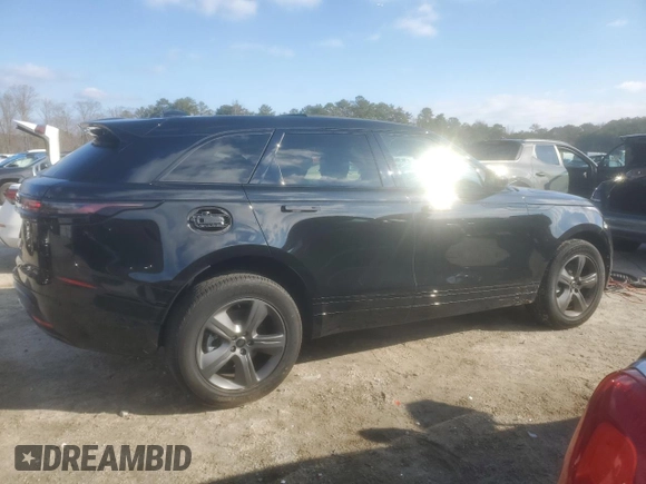 2025 Land Rover Range Rover Velar Dynamic SE z VIN SALYL2EX4SA810197, wystawiony jako Copart lot #46316115 z przebiegiem 591 mil mil oraz Czysty tytuł • Clean title. Historia ofert i sprzedaży dostępna na DreamBid. Obrazek 3.