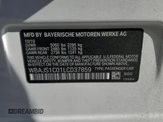 2020 BMW 5 Series 540i z VIN WBAJS1C01LCD37859, wystawiony jako Copart lot #61483155 z przebiegiem 49 087 mil mil oraz Szkoda całkowita • Salvage title. Historia ofert i sprzedaży dostępna na DreamBid. Obrazek 13.