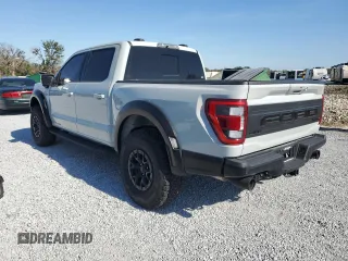 2023 Ford F-150 Raptor with VIN 1FTFW1RJ9PFA82277, listed as a Copart auction lot 86308544 with Not Provided miles and Salvage Title. Bid and sale history available at DreamBid. Image 2.