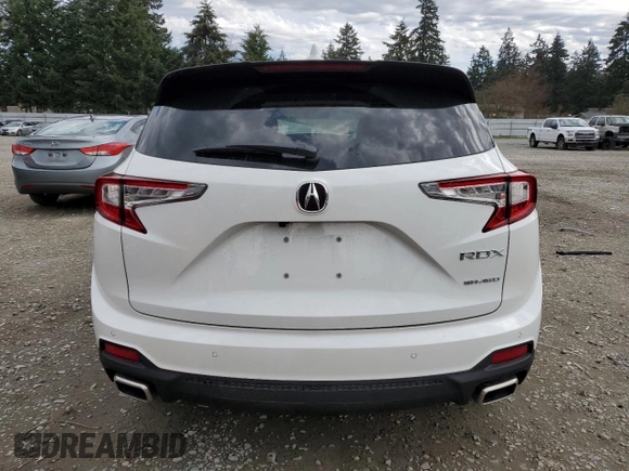 2024 Acura RDX w/Advance Package with VIN 5J8TC2H76RL037343, listed as a Copart auction lot 50786915 with 4,601 mi miles and Salvage Title. Bid and sale history available at carsss.com. Image 6.