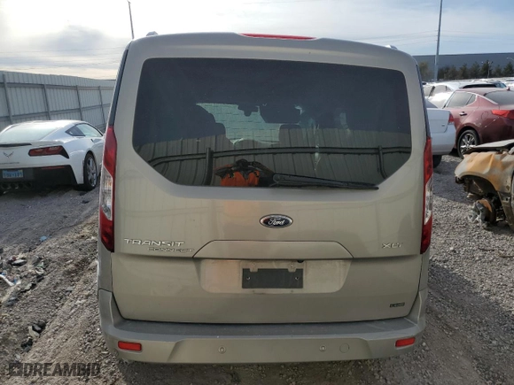 2016 Ford Transit Connect Wagon XLT with VIN NM0GE9F70G1279220, listed as a Copart auction lot 42877135 with 180,792 mi miles and Salvage Title. Bid and sale history available at carsss.com. Image 6.