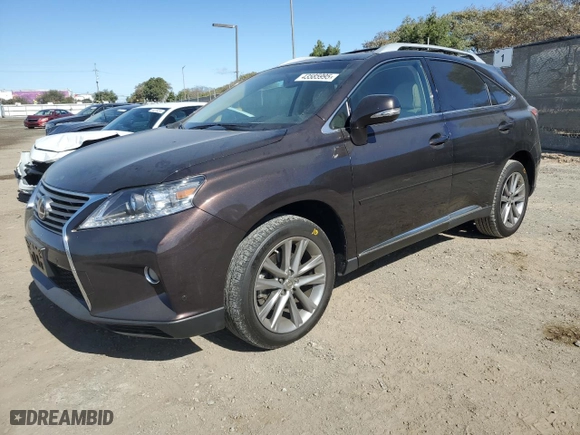 2013 Lexus RX 350 with VIN 2T2ZK1BA2DC130740, listed as a Copart auction lot 43585995 with NaN miles and Salvage Title. Bid and sale history available at carsss.com. Image 1.