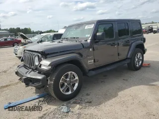 2022 Jeep Wrangler Unlimited Sahara с VIN 1C4HJXEG1NW156485, выставлен на аукционе Copart как лот 53895925 с пробегом 45 564 миль миль и Списание • Salvage title. История ставок и продаж доступна на DreamBid. Изображение 1.