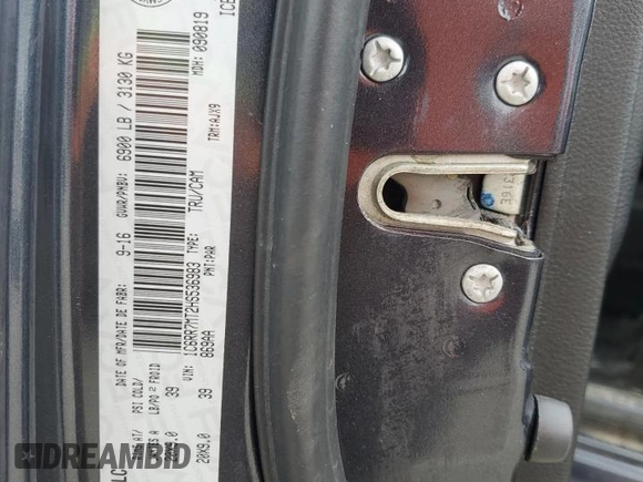 2017 Ram 1500 Sport with VIN 1C6RR7MT2HS536983, listed as a Copart auction lot 58611485 with 208,035 mi miles and Salvage title. Bid and sale history available at DreamBid. Image 13.