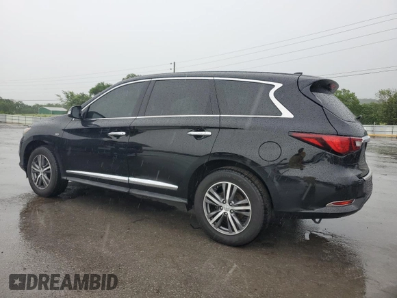 2020 Infiniti QX60 Luxe with VIN 5N1DL0MN7LC529524, listed as a Copart auction lot 57728125 with 85,542 mi miles and Salvage title. Bid and sale history available at DreamBid. Image 2.