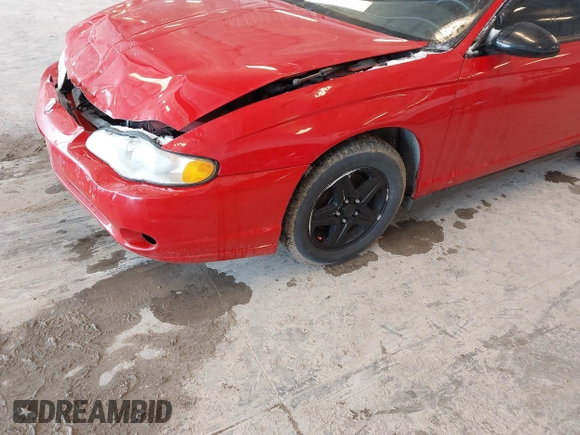 2005 Chevrolet Monte Carlo LS with VIN 2G1WW12E359144641, listed as a IAAI auction lot 41610327 with 1 mi miles. Bid and sale history available at carsss.com. Image 13.