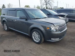 2019 Ford Flex SEL z VIN 2FMGK5C84KBA00572, wystawiony jako IAAI lot #42128846 z przebiegiem 78 441 mil mil oraz . Historia ofert i sprzedaży dostępna na DreamBid. Obrazek 1.