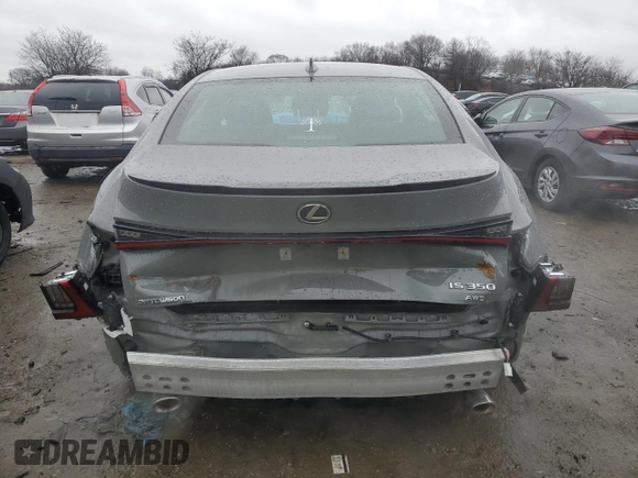 2024 Lexus IS 350 F Sport with VIN JTHGZ1E20R5037472, listed as a Copart auction lot 43313995 with 4,094 mi miles and Salvage title. Bid and sale history available at DreamBid. Image 6.