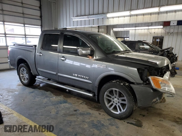 2015 Nissan Titan SL с VIN 1N6BA0EC9FN508811, выставлен на аукционе Copart как лот 45810395 с пробегом 117 333 миль миль и Списание • Salvage title. История ставок и продаж доступна на DreamBid. Изображение 4.