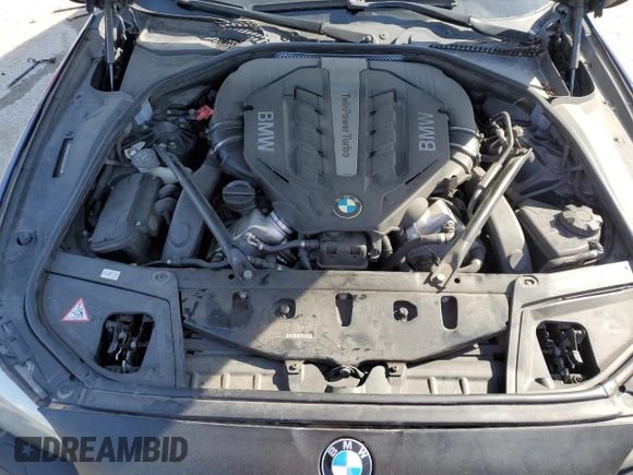 2013 BMW 5 Series 550i with VIN WBAFR9C59DD226772, listed as a Copart auction lot 50643795 with 117,277 mi miles and Clean Title. Bid and sale history available at carsss.com. Image 11.