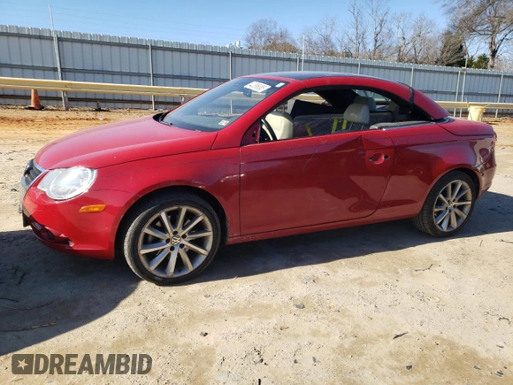 2007 Volkswagen Eos 2.0T with VIN WVWDA71F47V029749, listed as a Copart auction lot 42396885 with 67,454 mi miles and Salvage Title. Bid and sale history available at DreamBid. Image 1.