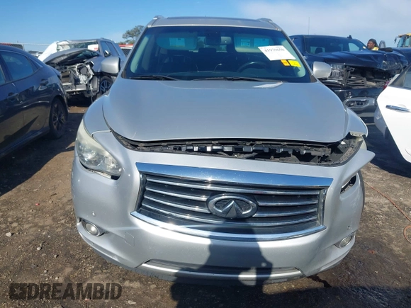 2015 Infiniti QX60 with VIN 5N1AL0MN5FC500398, listed as a IAAI auction lot 41979650 with 265,446 mi miles and . Bid and sale history available at DreamBid. Image 6.