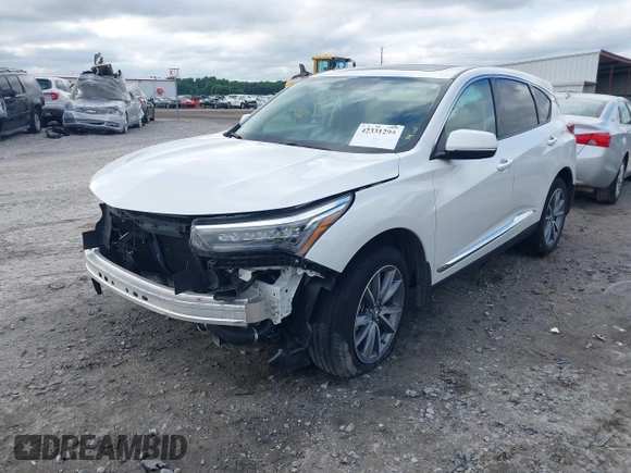 2020 Acura RDX Advance with VIN 5J8TC2H79LL033018, listed as a IAAI auction lot 42331295 with 53,015 mi miles and . Bid and sale history available at DreamBid. Image 18.