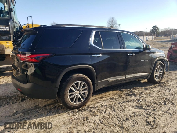2022 Chevrolet Traverse LT Leather with VIN 1GNERHKW4NJ133767, listed as a Copart auction lot 85268164 with 56,951 mi miles and Salvage Title. Bid and sale history available at carsss.com. Image 3.