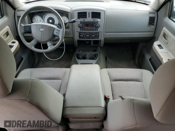 2007 Dodge Dakota SLT with VIN 1D7HE48K27S137317, listed as a Copart auction lot 51708435 with 120,707 mi miles and Salvage Title. Bid and sale history available at carsss.com. Image 8.