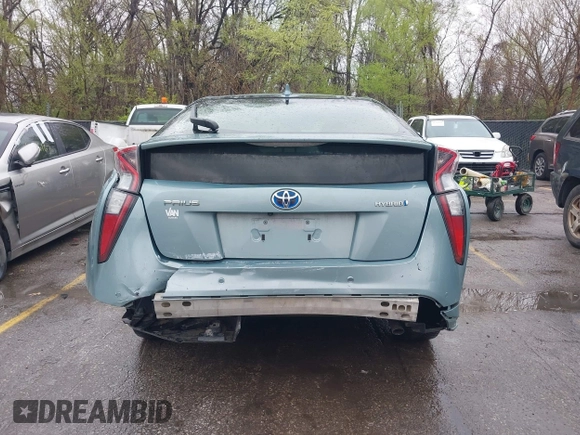 2017 Toyota Prius Two with VIN JTDKARFU1H3048623, listed as a IAAI auction lot 41971494 with 141,584 mi miles. Bid and sale history available at carsss.com. Image 16.