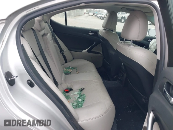 2010 Lexus IS 250 with VIN JTHBF5C27A5113691, listed as a IAAI auction lot 42441677 with Not provided miles and . Bid and sale history available at DreamBid. Image 8.