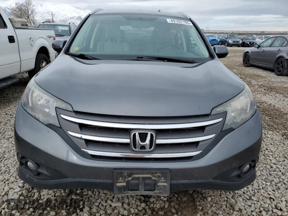 2013 Honda CR-V EX-L with VIN 2HKRM4H76DH618694, listed as a Copart auction lot 49102195 with 105,091 mi miles and Salvage Title. Bid and sale history available at carsss.com. Image 5.