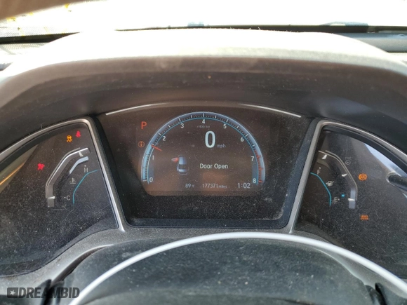 2016 Honda Civic Sedan EX with VIN 19XFC2F76GE018151, listed as a Copart auction lot 48782695 with 177,371 mi miles and Salvage Title. Bid and sale history available at carsss.com. Image 9.