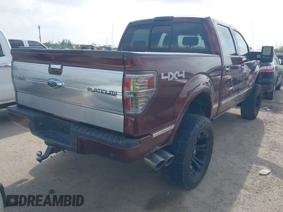 2009 Ford F-150 XL with VIN 1FTPW14V29FA03792, listed as a IAAI auction lot 41938651 with 158,621 mi miles. Bid and sale history available at carsss.com. Image 4.