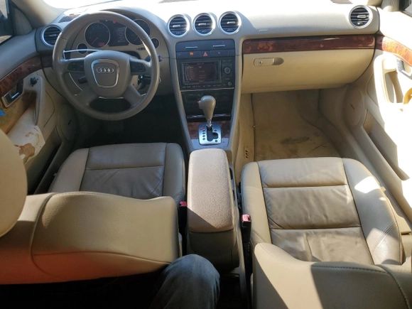 2009 Audi A4 2.0T with VIN WAUAF48H79K007501, listed as a Copart auction lot 85820704 with 126,393 mi miles and Salvage title. Bid and sale history available at DreamBid. Image 8.