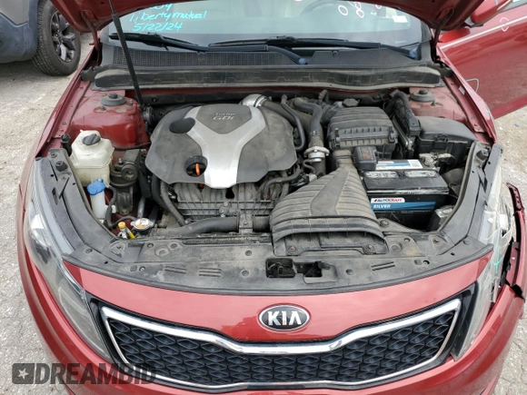 2013 Kia Optima SX with VIN 5XXGR4A68DG122852, listed as a Copart auction lot 56891934 with 145,398 mi miles and Salvage Title. Bid and sale history available at carsss.com. Image 11.